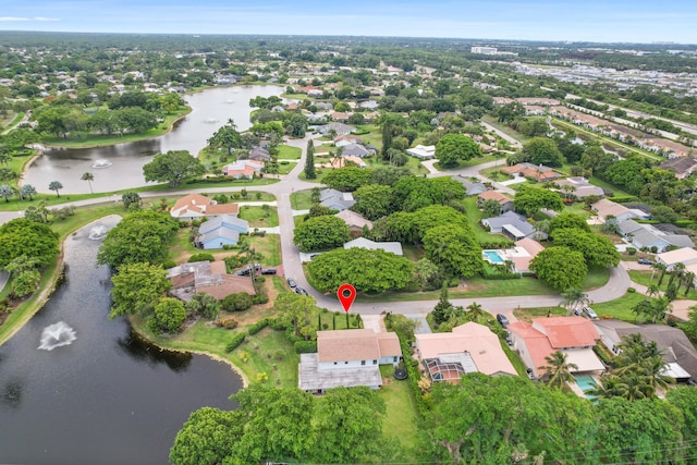 6204 Celadon Cir, Palm Beach Gardens, FL 33418 - aerial view of property's location featuring a large body of water and nearby suburban area