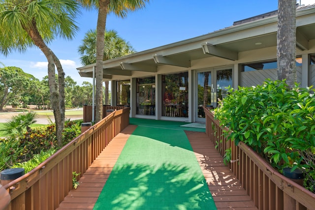6204 Celadon Cir, Palm Beach Gardens, FL 33418 - view of deck