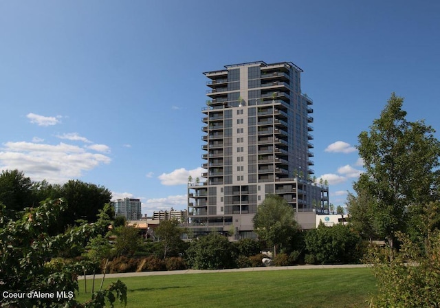 view of property with a view of city