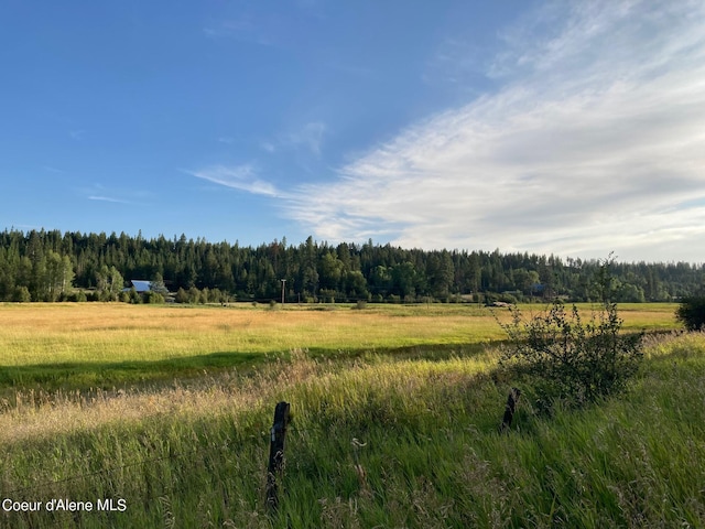 view of local wilderness featuring a rural view