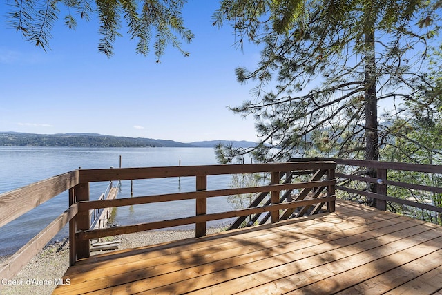 2772 W Lutherhaven Rd, Coeur Dalene, ID 83814 - dock area with a deck with water view