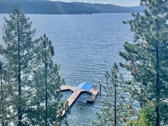 2772 W Lutherhaven Rd, Coeur Dalene, ID 83814 - exterior space with a water and mountain view