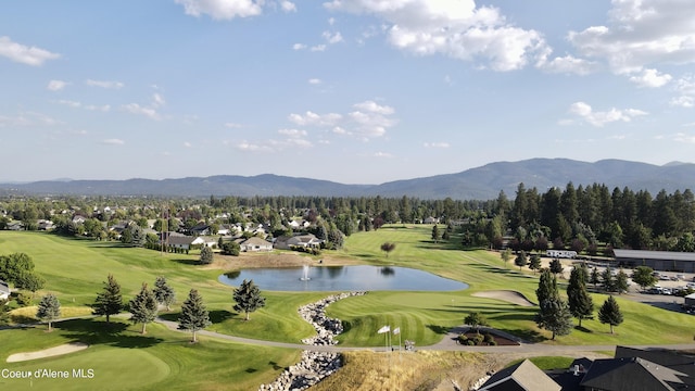 view of nearby features featuring a water and mountain view