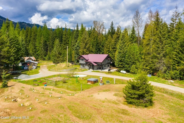 view of drone / aerial view