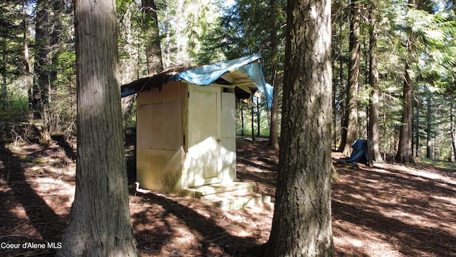 view of shed / structure