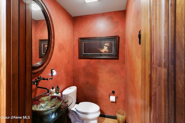 bathroom with toilet