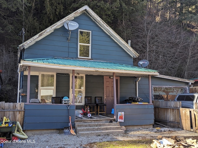 view of bungalow-style house