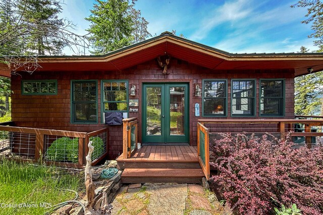 1930 Warren Island Shrs, Hope, ID 83836 - exterior space with french doors