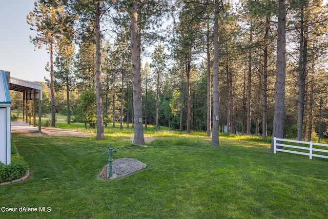 5718 E Sleepy Ln, Coeur Dalene, ID 83814 - view of yard