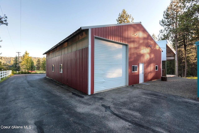 5718 E Sleepy Ln, Coeur Dalene, ID 83814 - view of detached garage