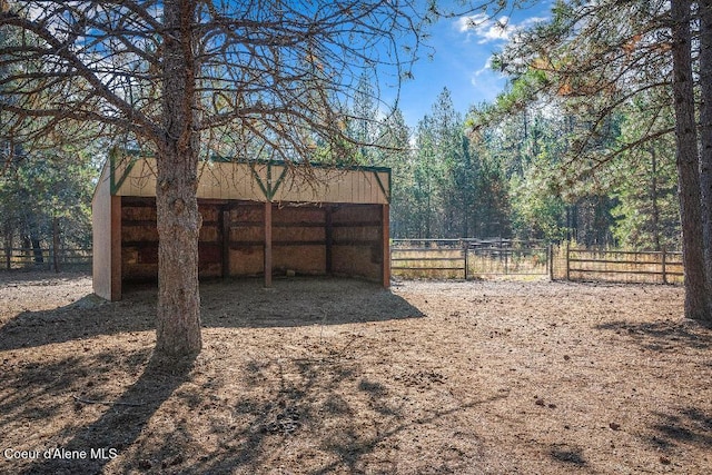 view of outbuilding