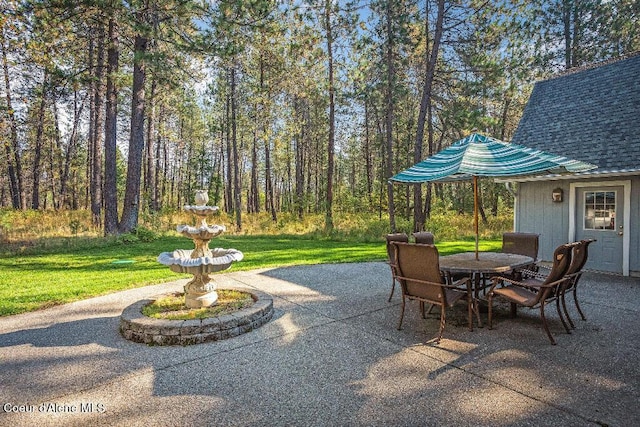 view of patio