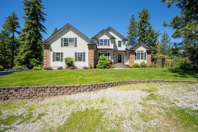 17536 W Julia Dr, Hauser, ID 83854 - traditional home with a front yard