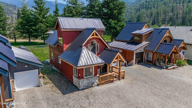 drone / aerial view