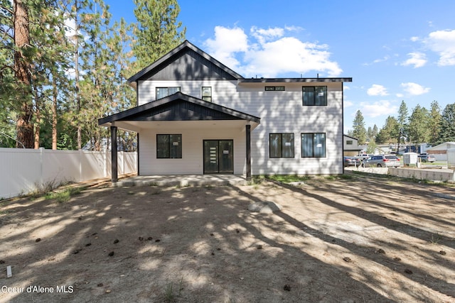 view of rear view of house