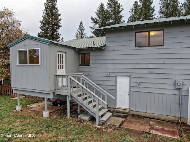 view of rear view of property