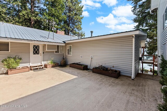 rear view of house with a patio area