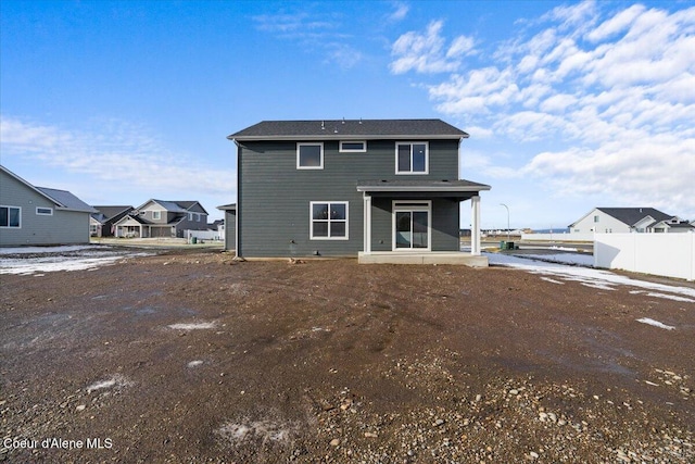 view of rear view of property