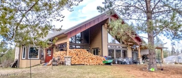 view of rear view of house