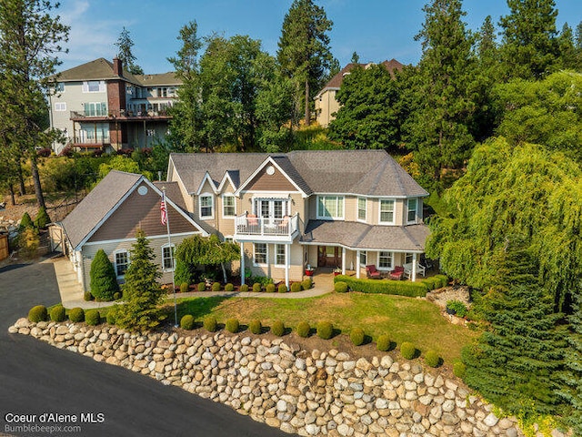 view of front of home