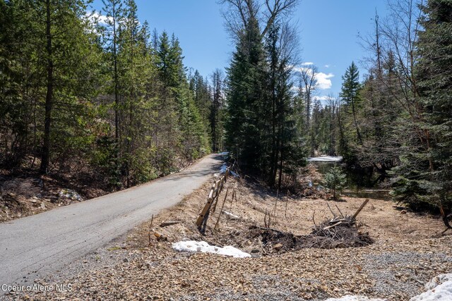 view of road