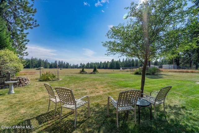 view of yard