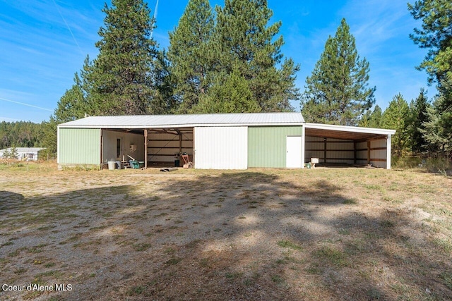 view of outbuilding