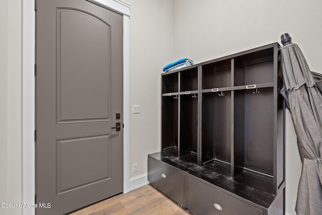 8491 N Mckinley Ln, Hayden, ID 83835 - mudroom featuring baseboards and light wood finished floors