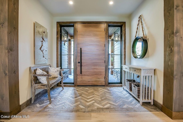 L3B10 N Walden Loop, Rathdrum, ID 83858 - entryway featuring parquet flooring and a healthy amount of sunlight
