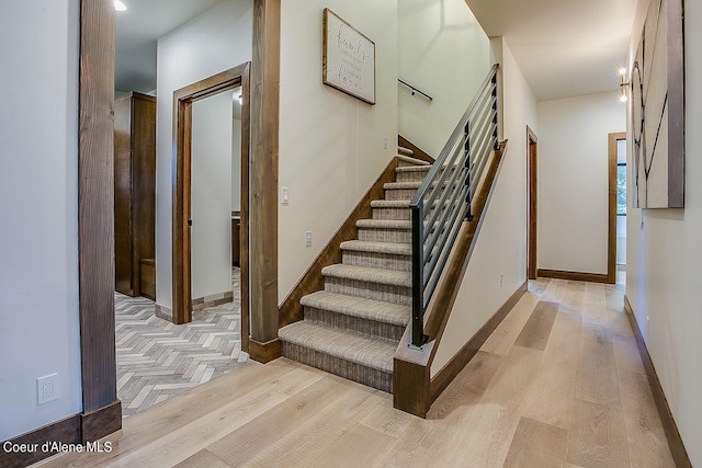 L3B10 N Walden Loop, Rathdrum, ID 83858 - stairway featuring parquet floors
