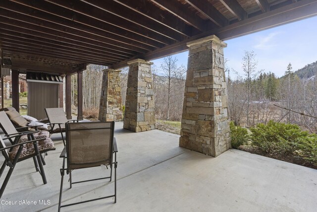 view of patio