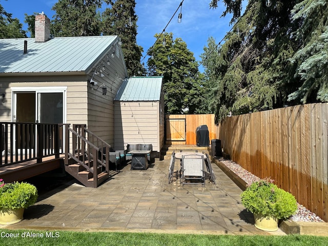 view of patio