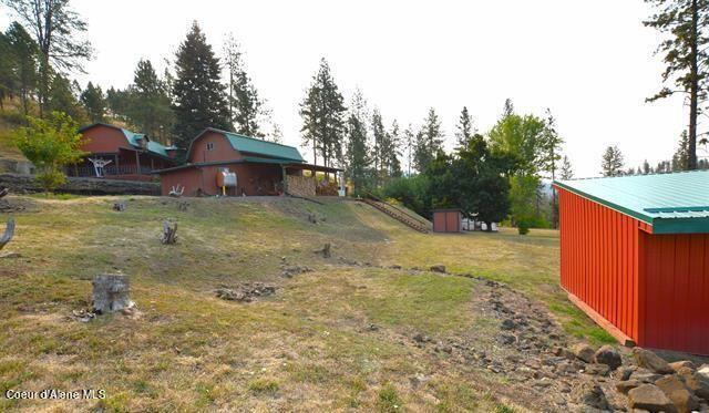 169 Westfall Ln, Kamiah, ID 83536 - view of yard with a barn and an outbuilding