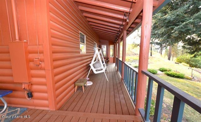 169 Westfall Ln, Kamiah, ID 83536 - view of wooden terrace