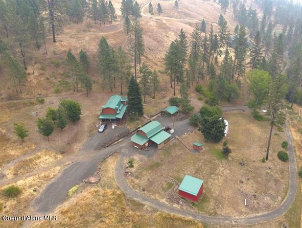 169 Westfall Ln, Kamiah, ID 83536 - bird's eye view with a rural view