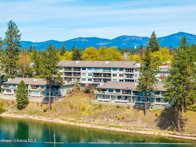 property view of mountains with a water view