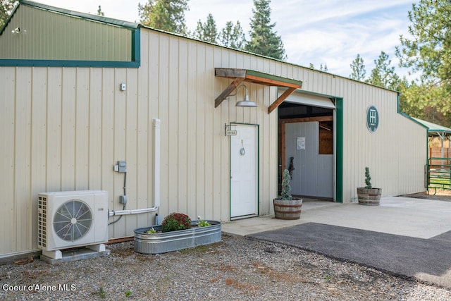 exterior space featuring ac unit