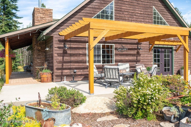 view of patio / terrace featuring outdoor lounge area