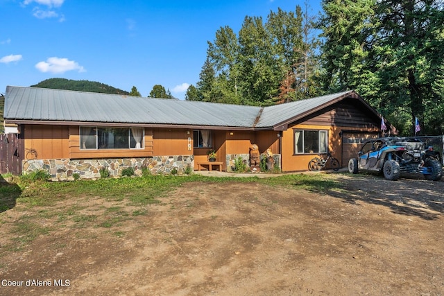 view of ranch-style home