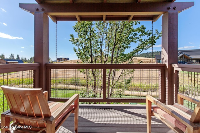 17023 S Citrine Dr, Coeur Dalene, ID 83814 - view of wooden terrace