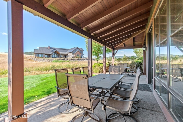 17023 S Citrine Dr, Coeur Dalene, ID 83814 - view of patio / terrace featuring outdoor dining area