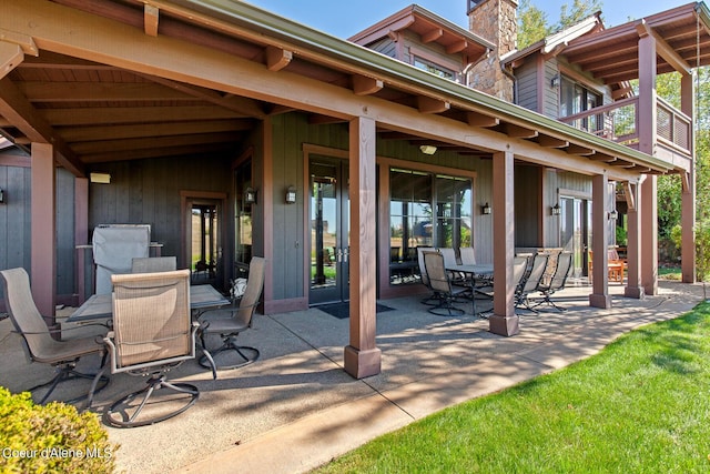17023 S Citrine Dr, Coeur Dalene, ID 83814 - view of patio / terrace with outdoor dining space