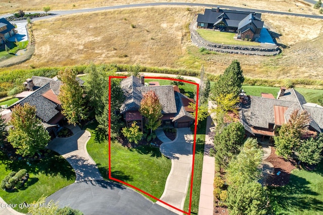 17023 S Citrine Dr, Coeur Dalene, ID 83814 - bird's eye view