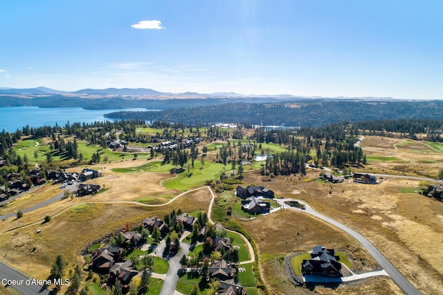 17023 S Citrine Dr, Coeur Dalene, ID 83814 - aerial view with a water and mountain view