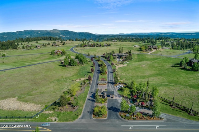 17023 S Citrine Dr, Coeur Dalene, ID 83814 - aerial view featuring a mountain view and a rural view
