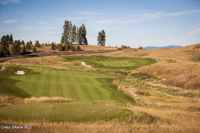 17023 S Citrine Dr, Coeur Dalene, ID 83814 - view of community featuring view of golf course and a mountain view