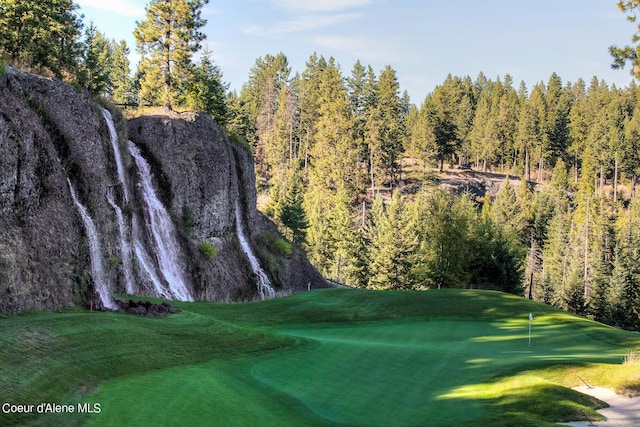 17023 S Citrine Dr, Coeur Dalene, ID 83814 - view of home's community featuring view of golf course and a yard