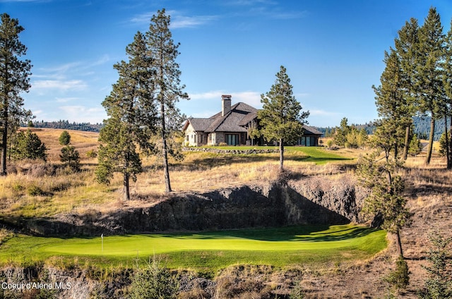 17023 S Citrine Dr, Coeur Dalene, ID 83814 - view of yard featuring golf course view