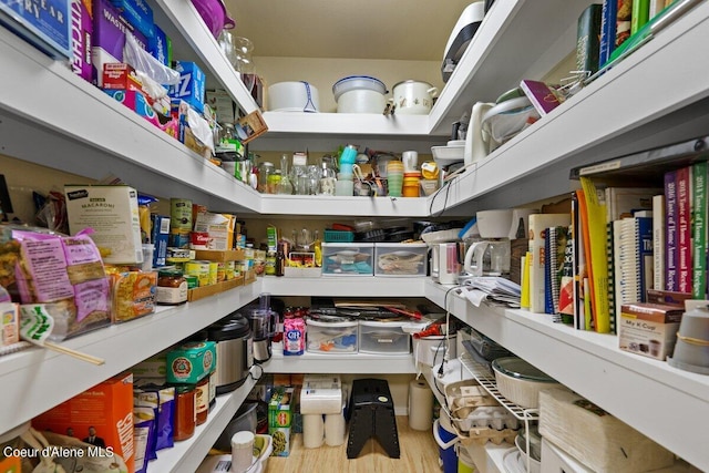 view of pantry