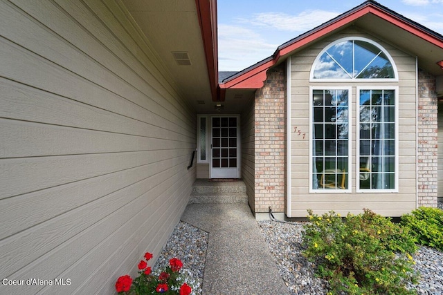 view of entrance to property